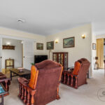 Outdoor alfresco area at 34 Astelot Drive Doncaster East VIC with landscaped garden