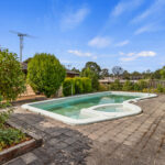 Backyard swimming pool at 34 Astelot Drive Doncaster East VIC 3109