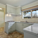 Modern kitchen with gas cooktop and storage – 2 bedroom unit for rent Vermont VIC