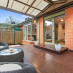 Private alfresco courtyard 2/18A Fulton Crescent Burwood VIC 3125 recently sold property