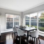 Elegant formal living room with plantation shutters – Camberwell home